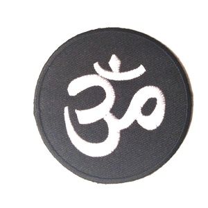 Om Symbol iron-on patch